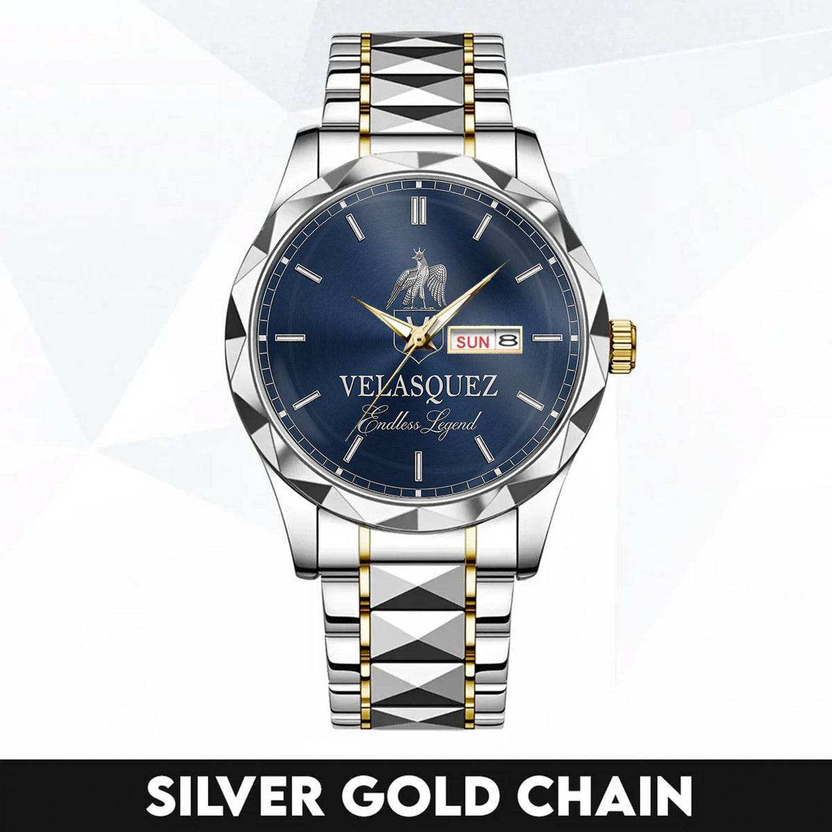 VELASQUEZ K3579-10-Men Watch, Personalized
