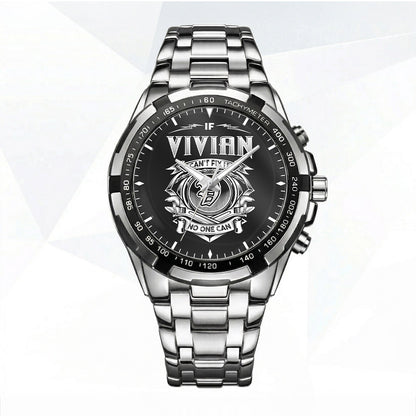 VIVIAN K3579-06 Alloy-Quatz-Men Watch, Personalized Premium Gift for Anniversary