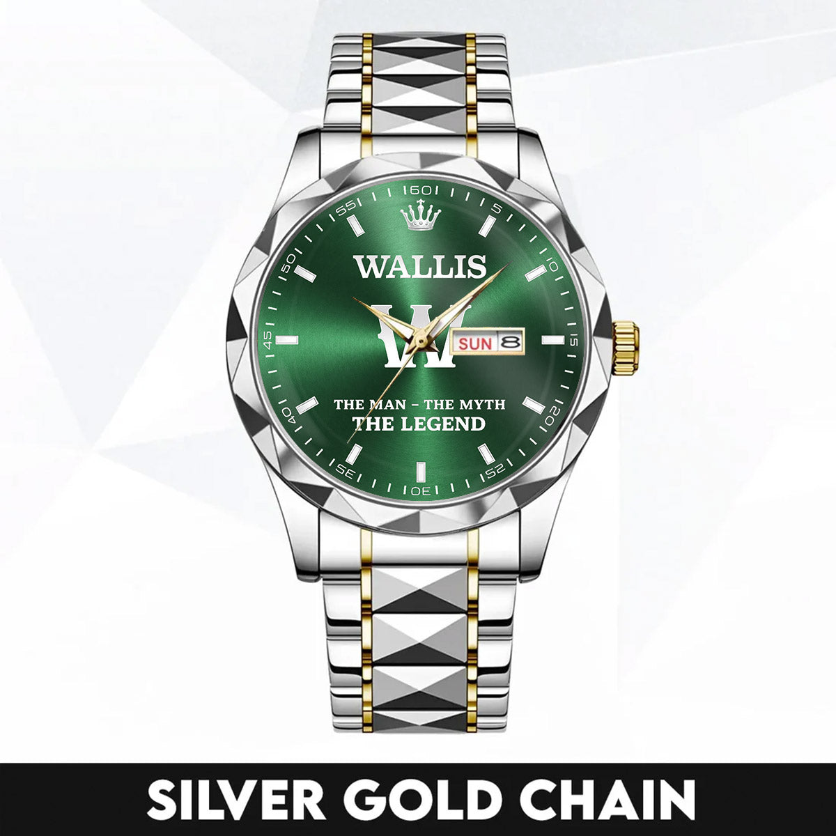 WALLIS K3579-101 Luxury Alloy-Men Watch, Personalized Premium Gift for Anniversary