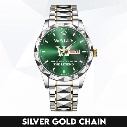 WALLY K3579-101 Luxury Alloy-Men Watch, Personalized Premium Gift for Anniversary