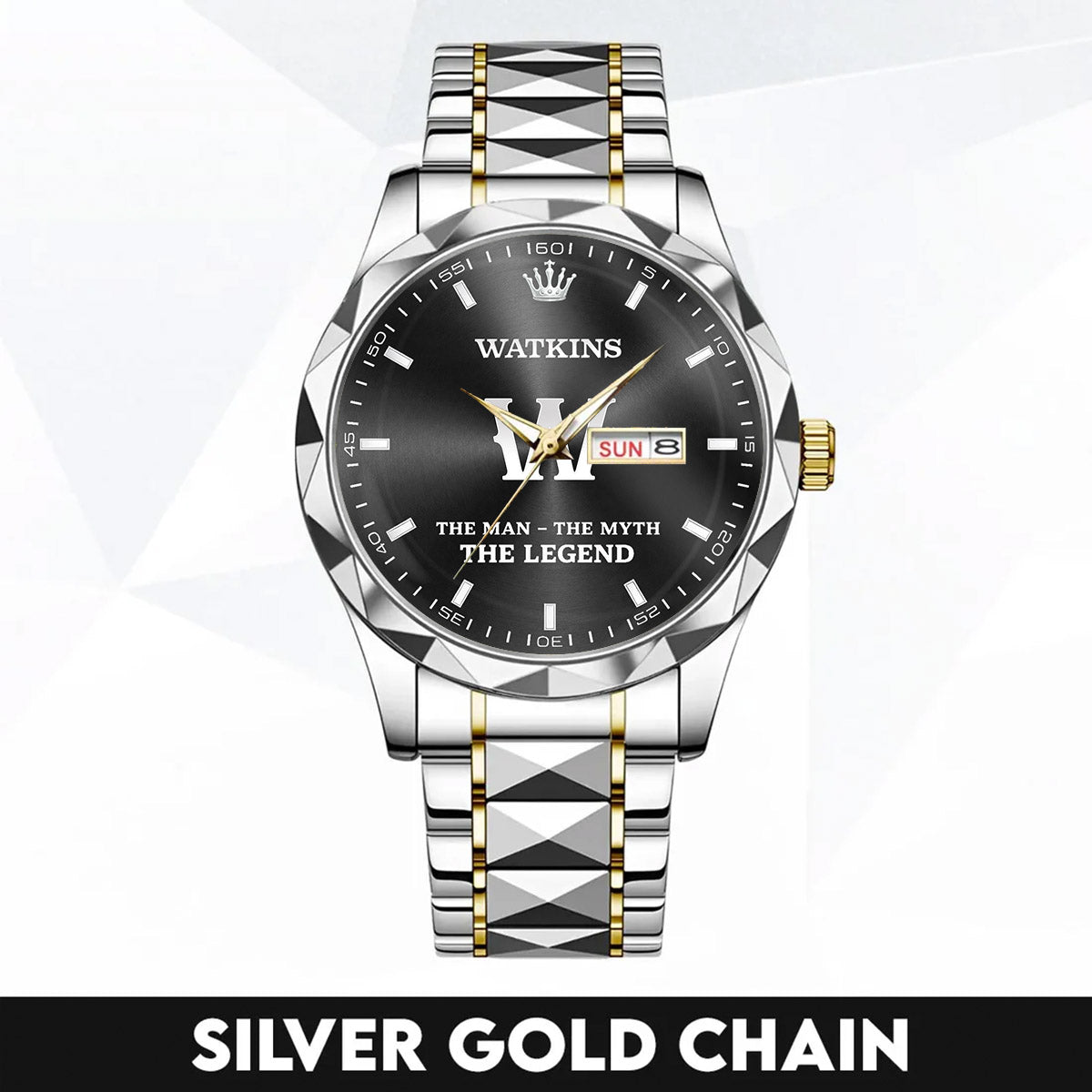 WATKINS K3579-104 Luxury Alloy-Men Watch, Personalized Premium Gift for Anniversary