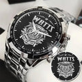 WATTS K3579-06 Alloy-Quatz-Men Watch, Personalized Premium Gift for Anniversary