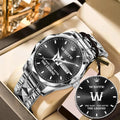 WHITE K3579-104 Luxury Alloy-Men Watch, Personalized Premium Gift for Anniversary