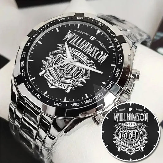 WILLIAMSON K3579-06 Alloy-Quatz-Men Watch, Personalized Premium Gift for Anniversary