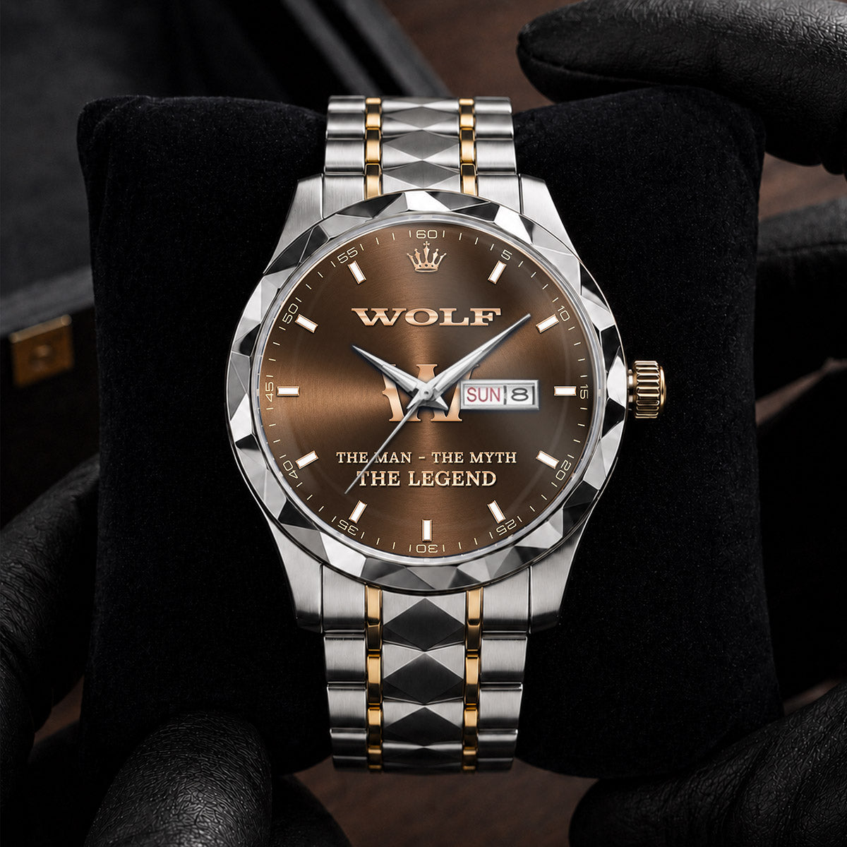 WOLF K3579-102 Luxury Alloy-Men Watch, Personalized Premium Gift for Anniversary