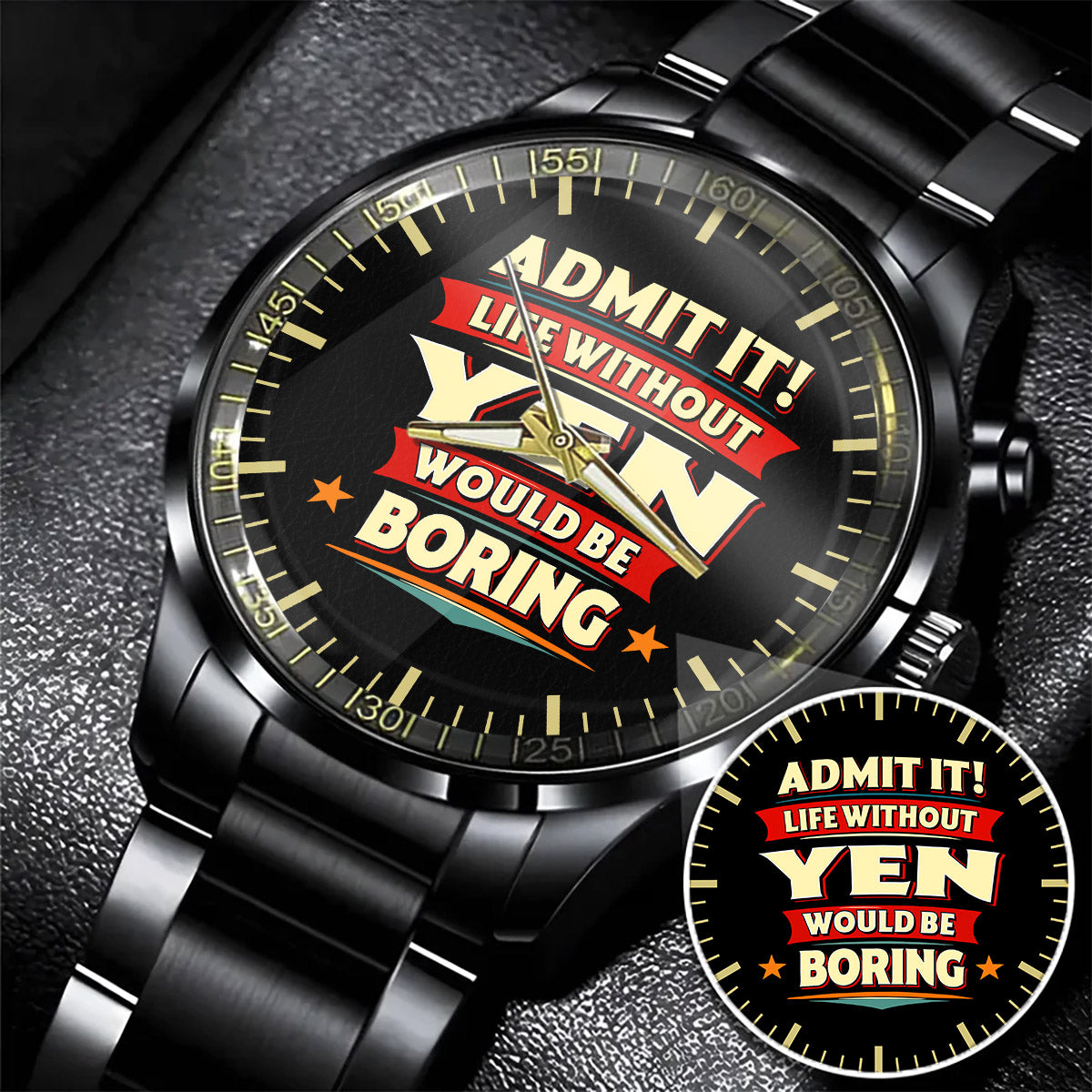 Red Sport Watch - Water Resistant