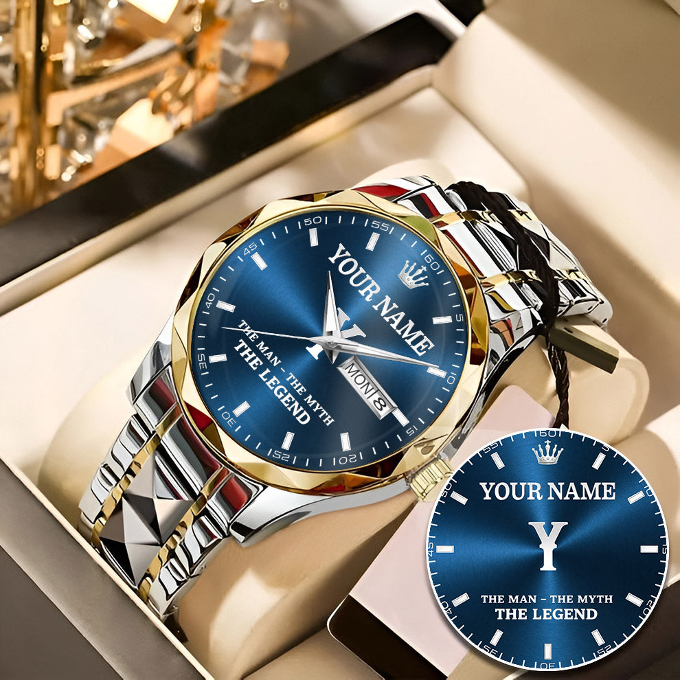 Glotedes K3579-103 Custom Engraved & Personalized Watches for Men