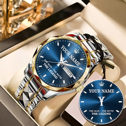 Glotedes K3579-103 Custom Engraved & Personalized Watches for Men