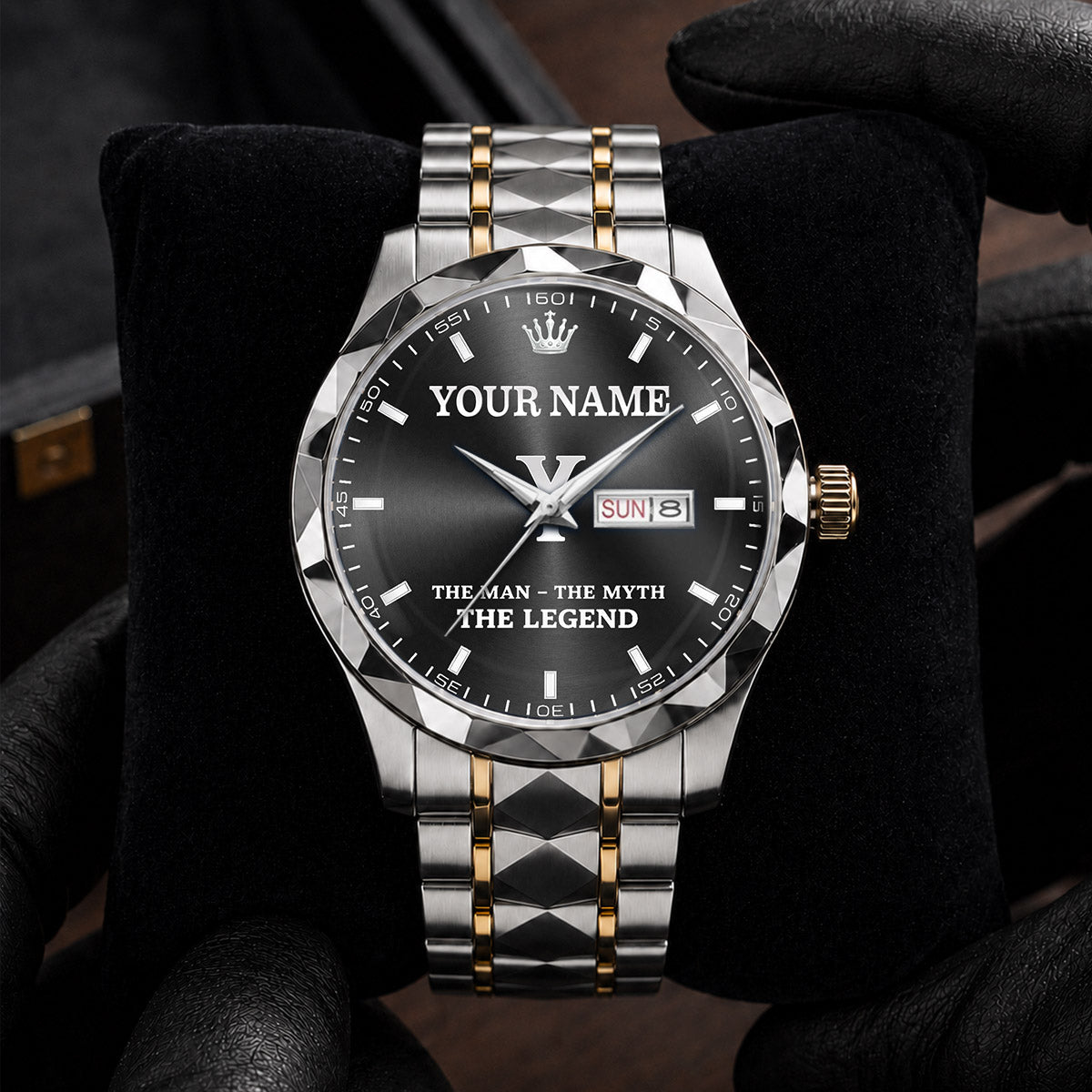 Glotedes K3579-104 Custom Engraved & Personalized Watches for Men