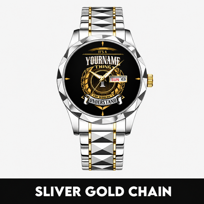 Custom Name Watch K3579-02 Personalized Luxury Gift