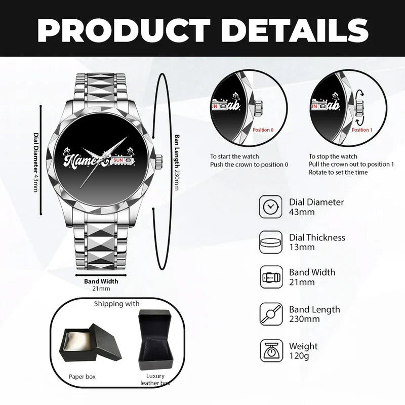 VILORIO K3579-101 Luxury Alloy-Men Watch, Personalized Premium Gift for Anniversary