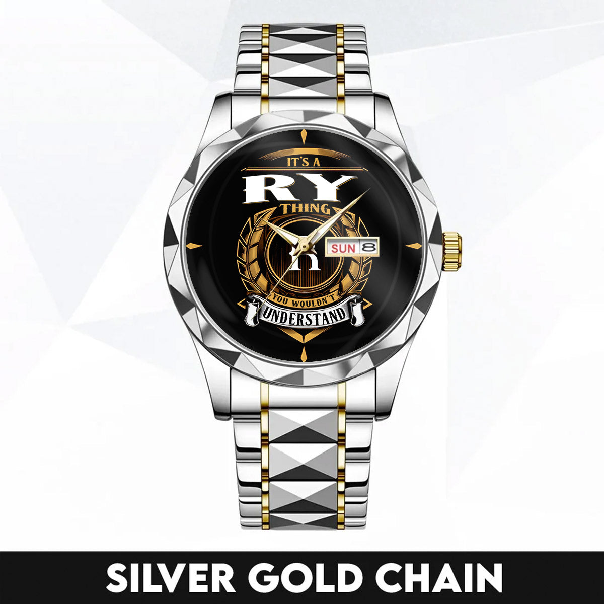 RY K3579-02 Luxury Alloy-Men Watch, Personalized Premium Gift for Anniversary