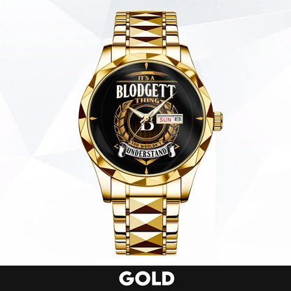 BLODGETT K3579-02 Luxury Alloy-Men Watch, Personalized Premium Gift for Anniversary