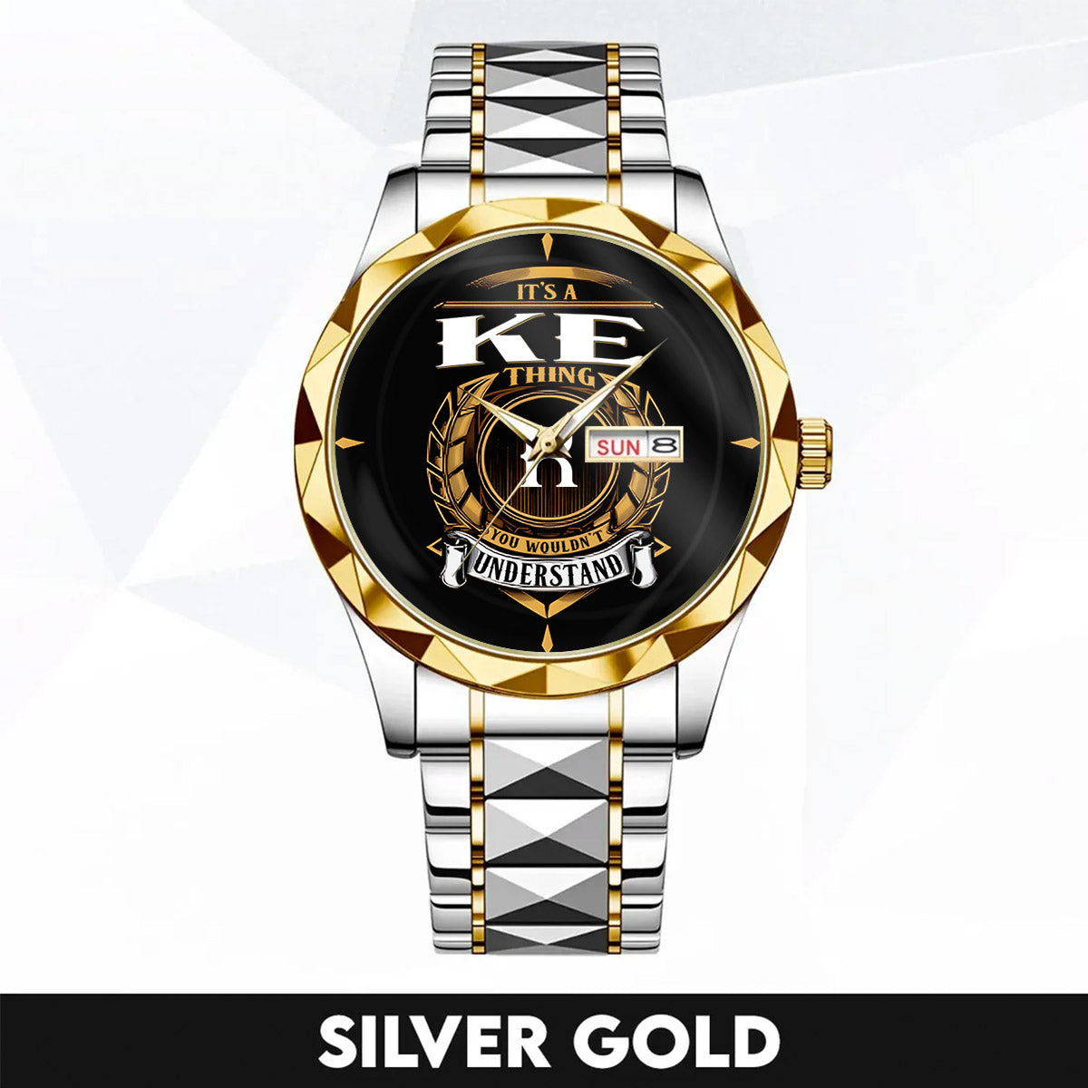 KE K3579-02 Luxury Alloy-Men Watch, Personalized Premium Gift for Anniversary