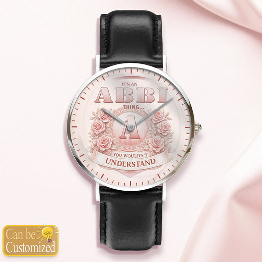 ABBI WTC02 Personalized Women's Watch – Perfect Gift