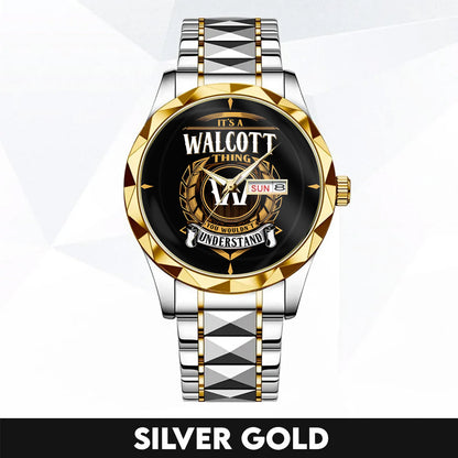 WALCOTT K3579-02 Luxury Alloy-Men Watch, Personalized Premium Gift for Anniversary