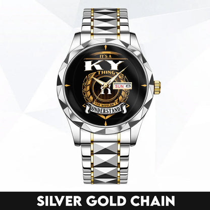 KY K3579-02 Luxury Alloy-Men Watch, Personalized Premium Gift for Anniversary