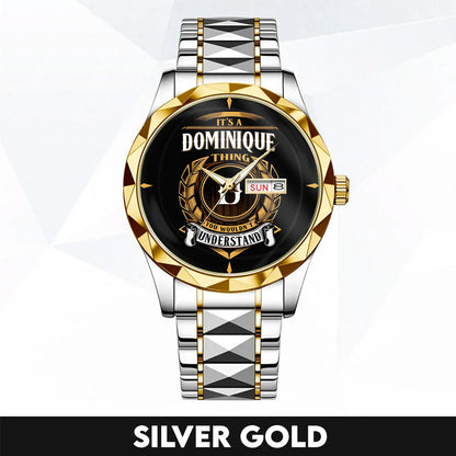 DOMINIQUE K3579-02 Luxury Alloy-Men Watch, Personalized Premium Gift for Anniversary