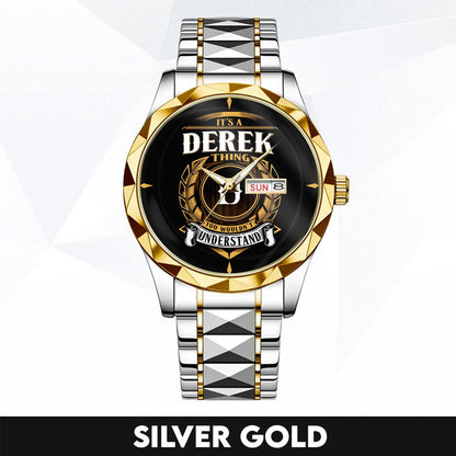 DEREK K3579-02 Luxury Alloy-Men Watch, Personalized Premium Gift for Anniversary