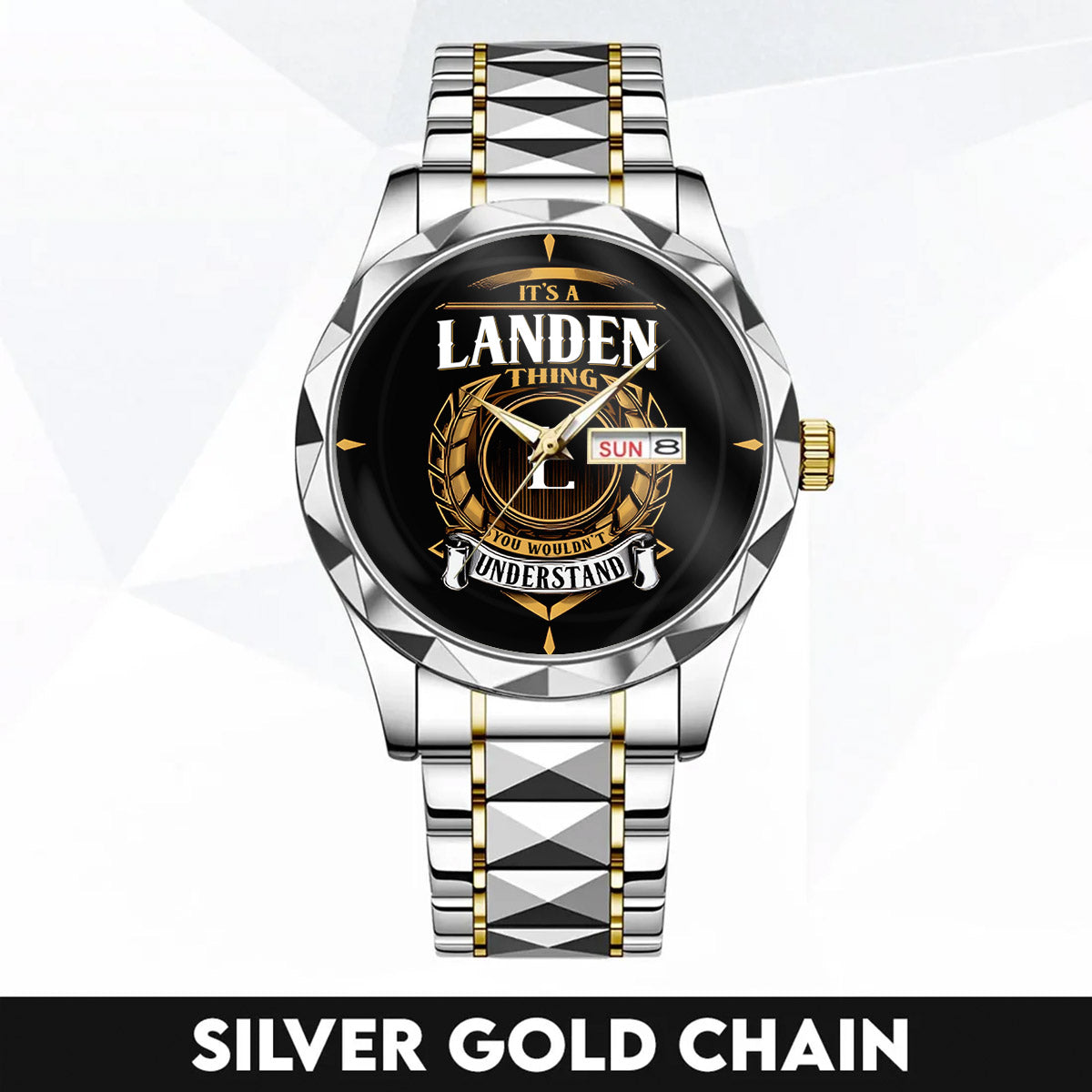 LANDEN K3579-02 Luxury Alloy-Men Watch, Personalized Premium Gift for Anniversary
