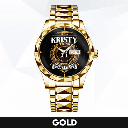 KRISTY K3579-02 Luxury Alloy-Men Watch, Personalized Premium Gift for Anniversary