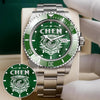 CHEN K3579-03 Personalized Green Submariner Watch, Premium Gift for Anniversary