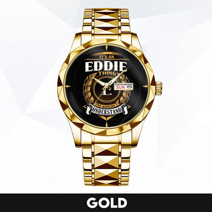 EDDIE K3579-02 Luxury Alloy-Men Watch, Personalized Premium Gift for Anniversary