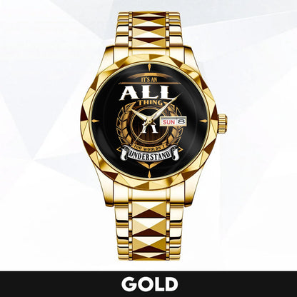 ALLK 3579-02 Luxury Alloy-Men Watch, Personalized Premium Gift for Anniversary