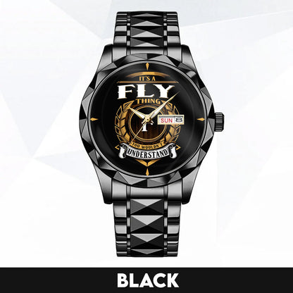 FLY K3579-02 Luxury Alloy-Men Watch, Personalized Premium Gift for Anniversary