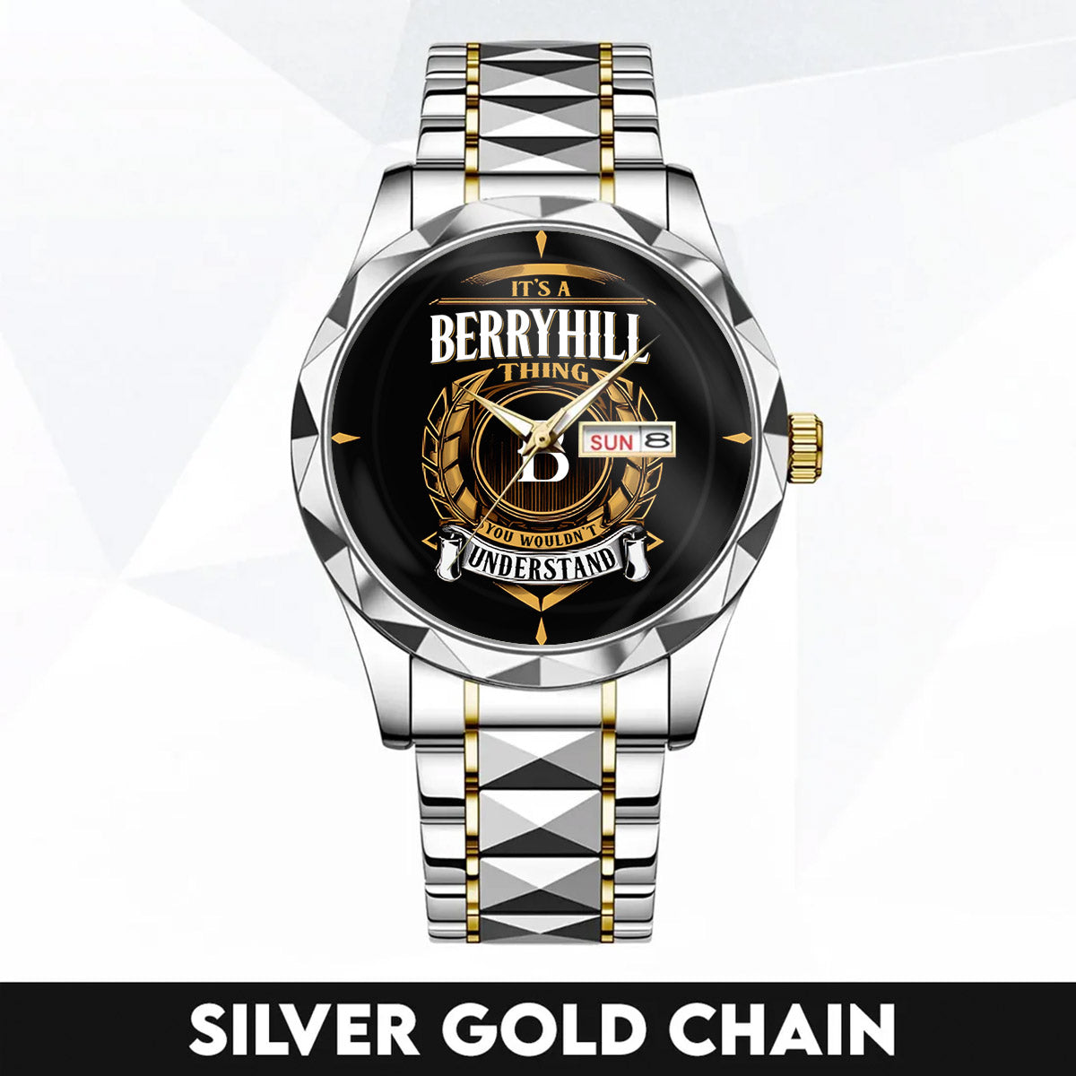 BERRYHILL K3579-02 Luxury Alloy-Men Watch, Personalized Premium Gift for Anniversary