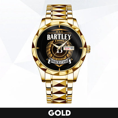 BARTLEY K3579-02 Luxury Alloy-Men Watch, Personalized Premium Gift for Anniversary