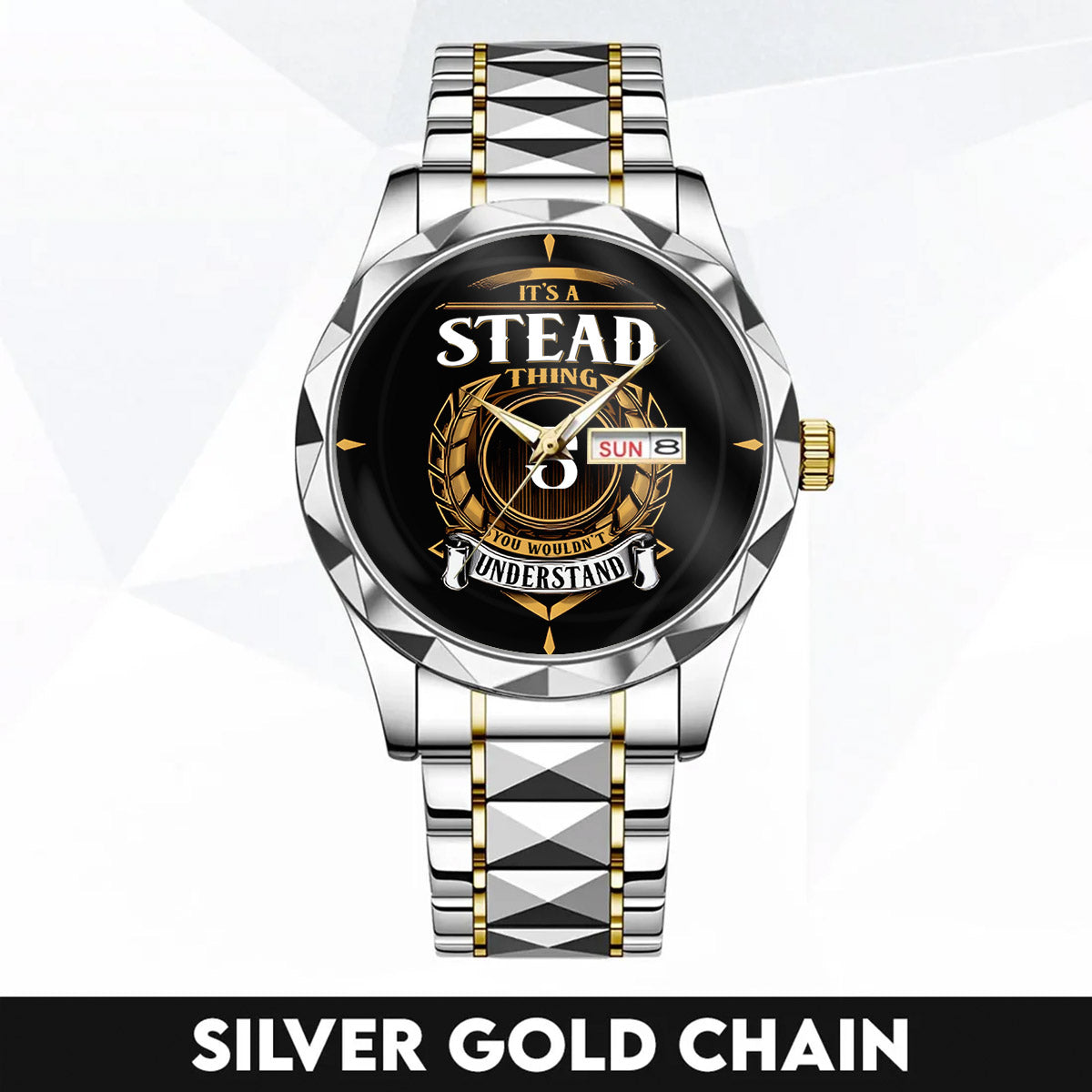 STEAD K3579-02 Luxury Alloy-Men Watch, Personalized Premium Gift for Anniversary