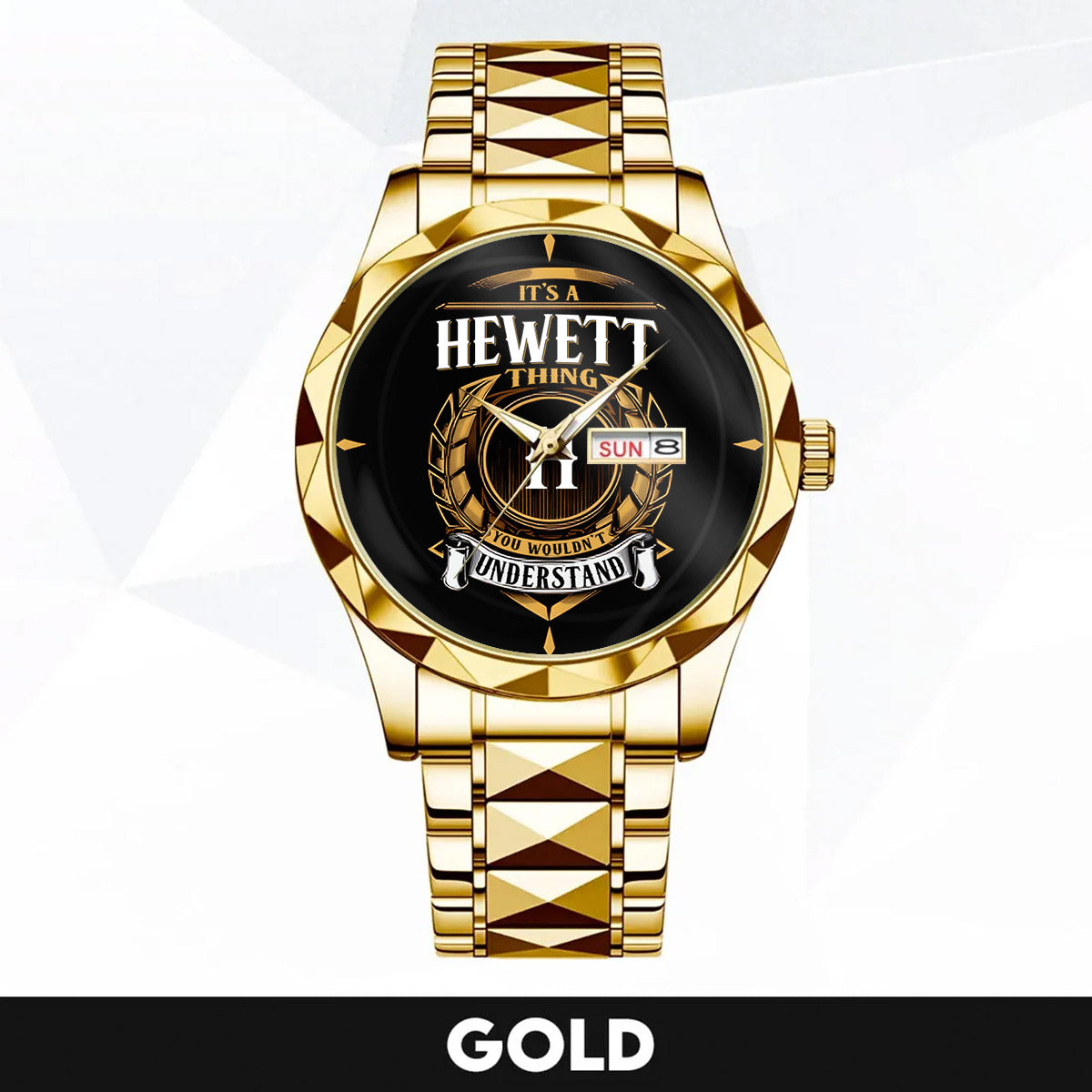 HEWETT K3579-02 Luxury Alloy-Men Watch, Personalized Premium Gift for Anniversary