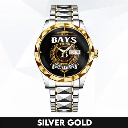 BAYS K3579-02 Luxury Alloy-Men Watch, Personalized Premium Gift for Anniversary