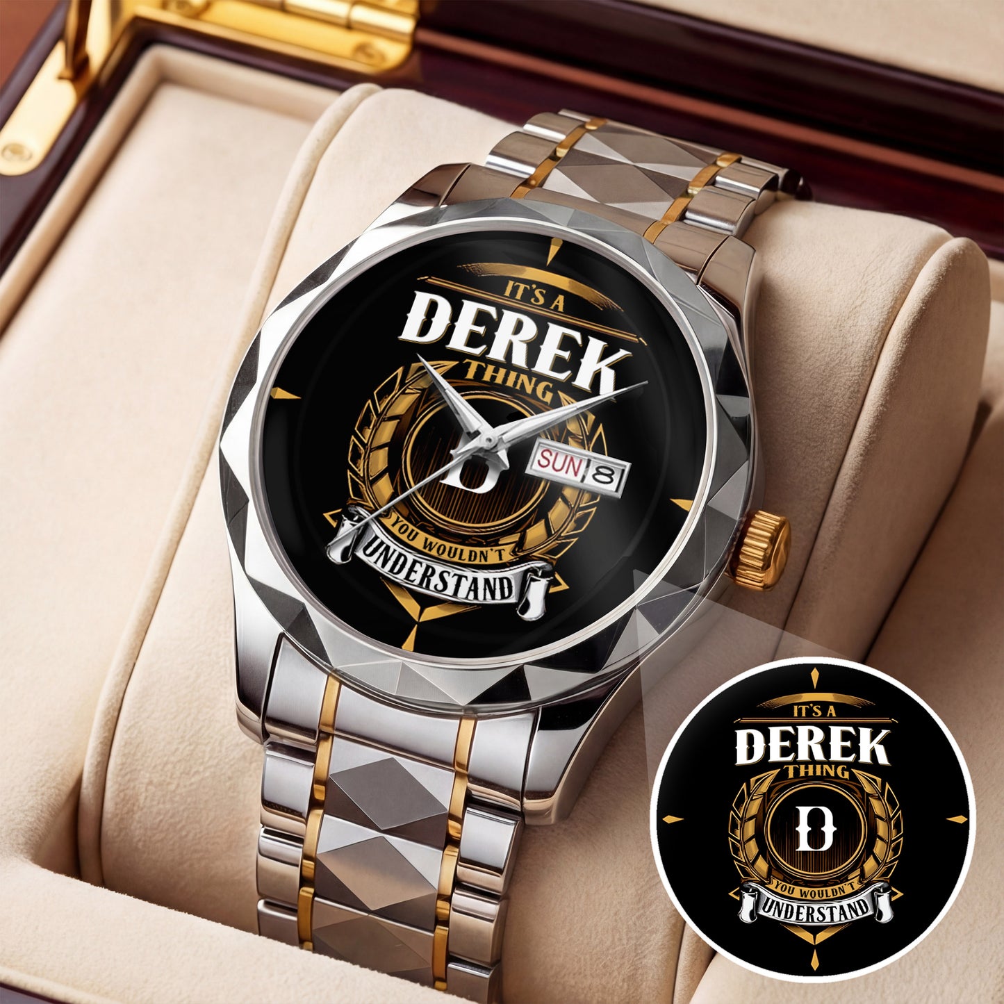 DEREK K3579-02 Luxury Alloy-Men Watch, Personalized Premium Gift for Anniversary