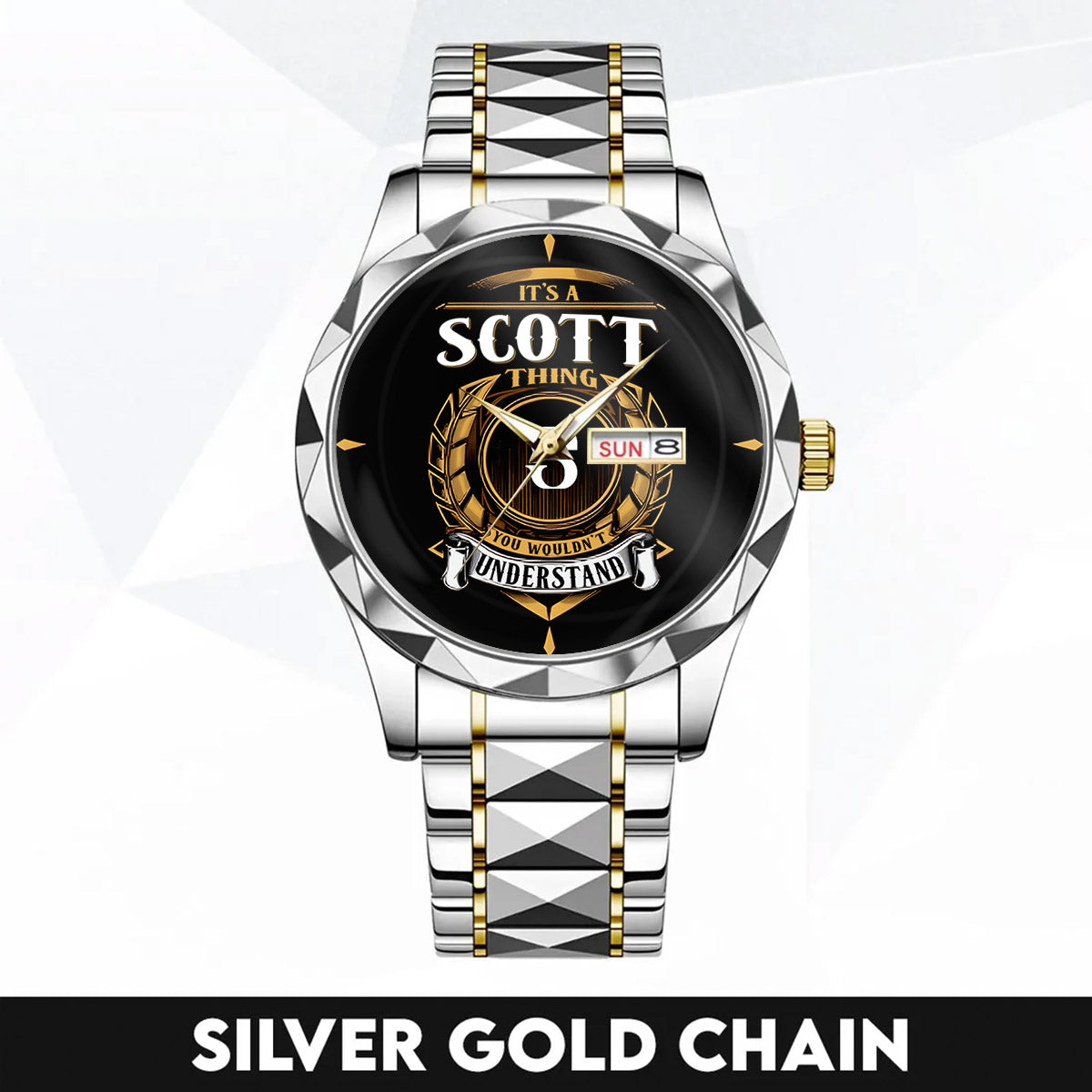 SCOTT K3579-02 Luxury Alloy-Men Watch, Personalized Premium Gift for Anniversary