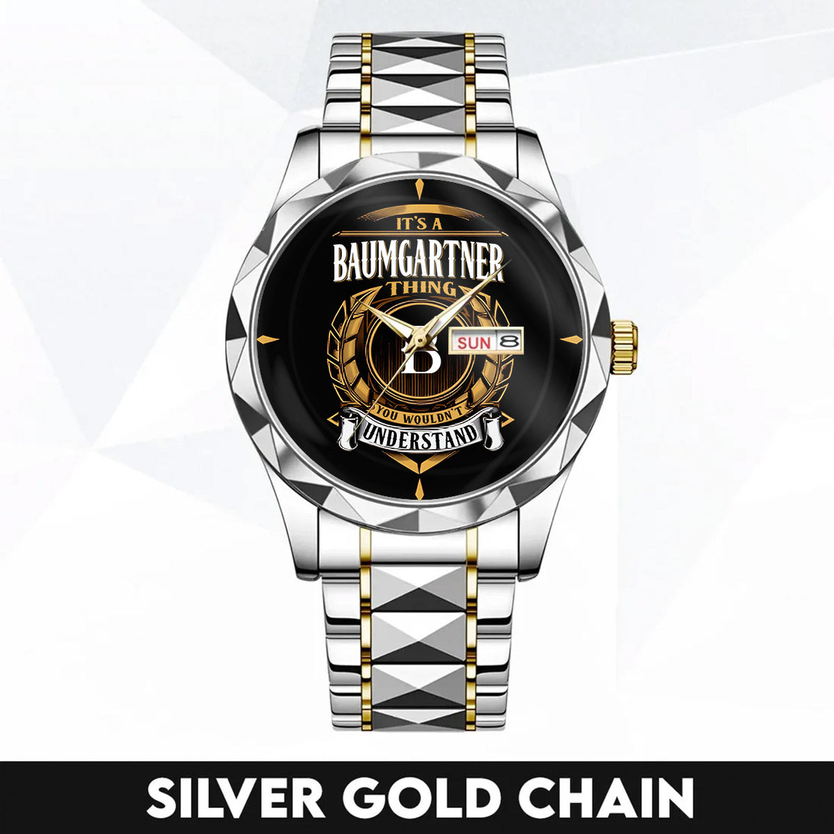 BAUMGARTNER K3579-02 Luxury Alloy-Men Watch, Personalized Premium Gift for Anniversary