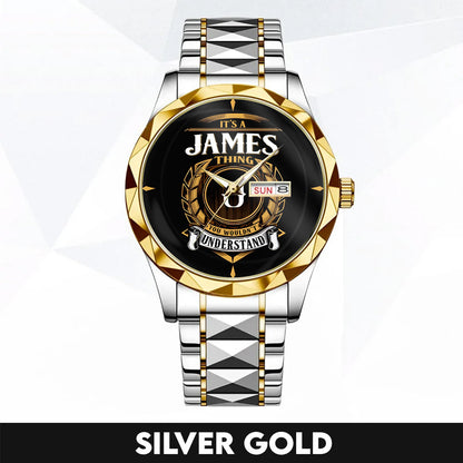 JAMES K3579-02 Luxury Alloy-Men Watch, Personalized Premium Gift for Anniversary