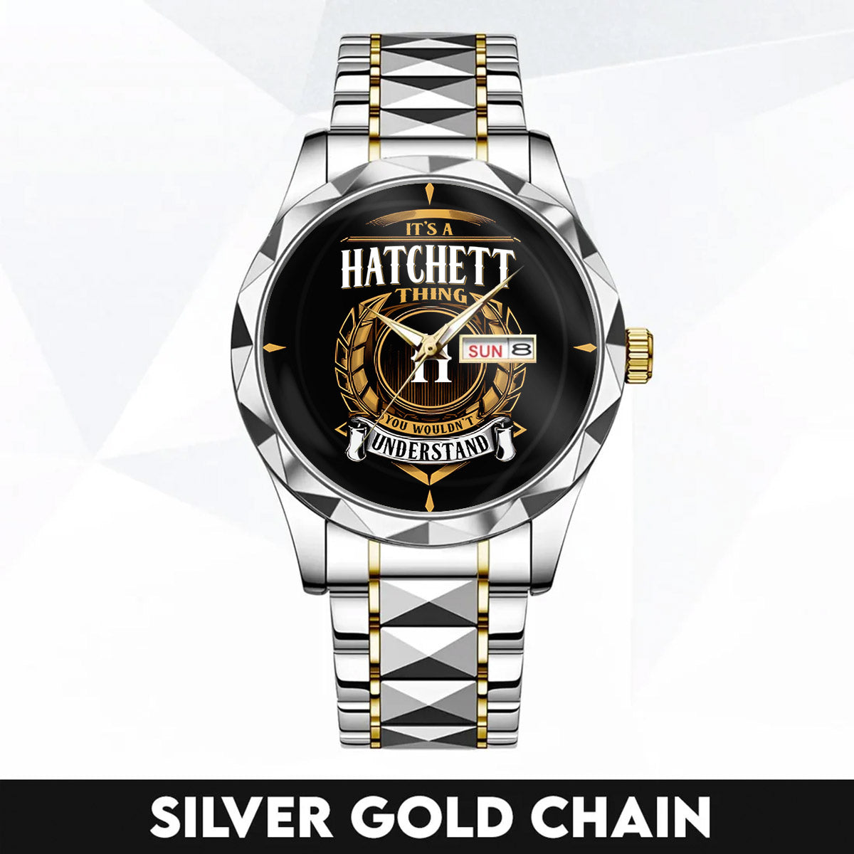 HATCHETT K3579-02 Luxury Alloy-Men Watch, Personalized Premium Gift for Anniversary