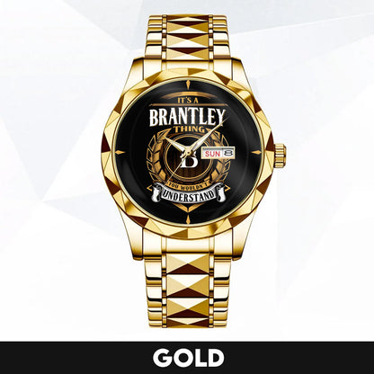 BRANTLEY K3579-02 Luxury Alloy-Men Watch, Personalized Premium Gift for Anniversary