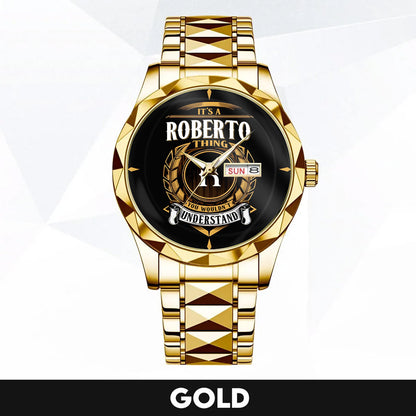 ROBERTO K3579-02 Luxury Alloy-Men Watch, Personalized Premium Gift for Anniversary