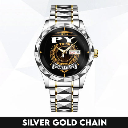 PY K3579-02 Luxury Alloy-Men Watch, Personalized Premium Gift for Anniversary