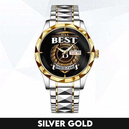 BEST K3579-02 Luxury Alloy-Men Watch, Personalized Premium Gift for Anniversary